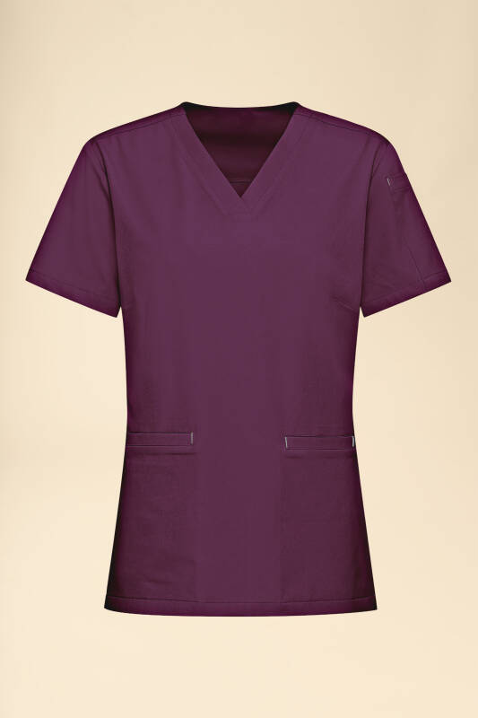 KAERE Tunique Femme - Décolleté V prune