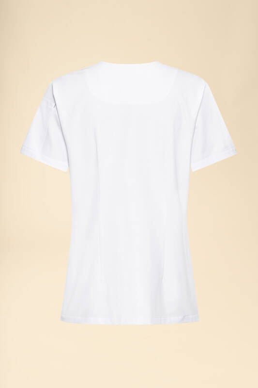 KAERE oversteektuniek dames - V-hals wit