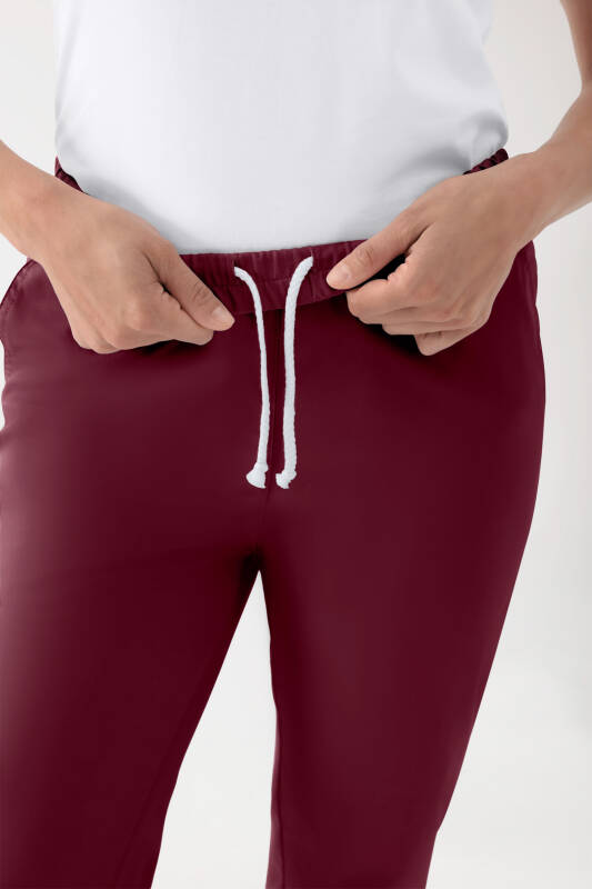 CORE Pantalon mixte - Taille haute bordeaux
