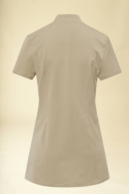 KAERE Kasack Damen - asymmetrische Knopfleiste sand