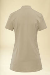 KAERE Kasack Damen - asymmetrische Knopfleiste sand