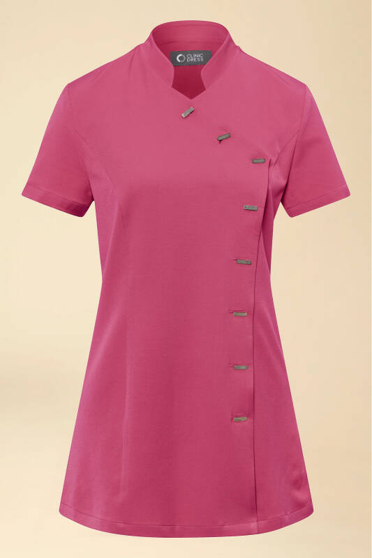 KAERE Blouse Femme - boutonnage asymétrique bois de rose