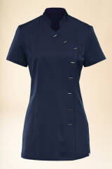 KAERE Blouse Femme - boutonnage asymétrique bleu navy