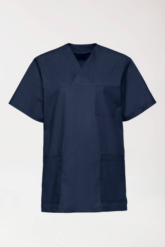 Stretch Schlupfkasack Unisex - V-Ausschnitt navy